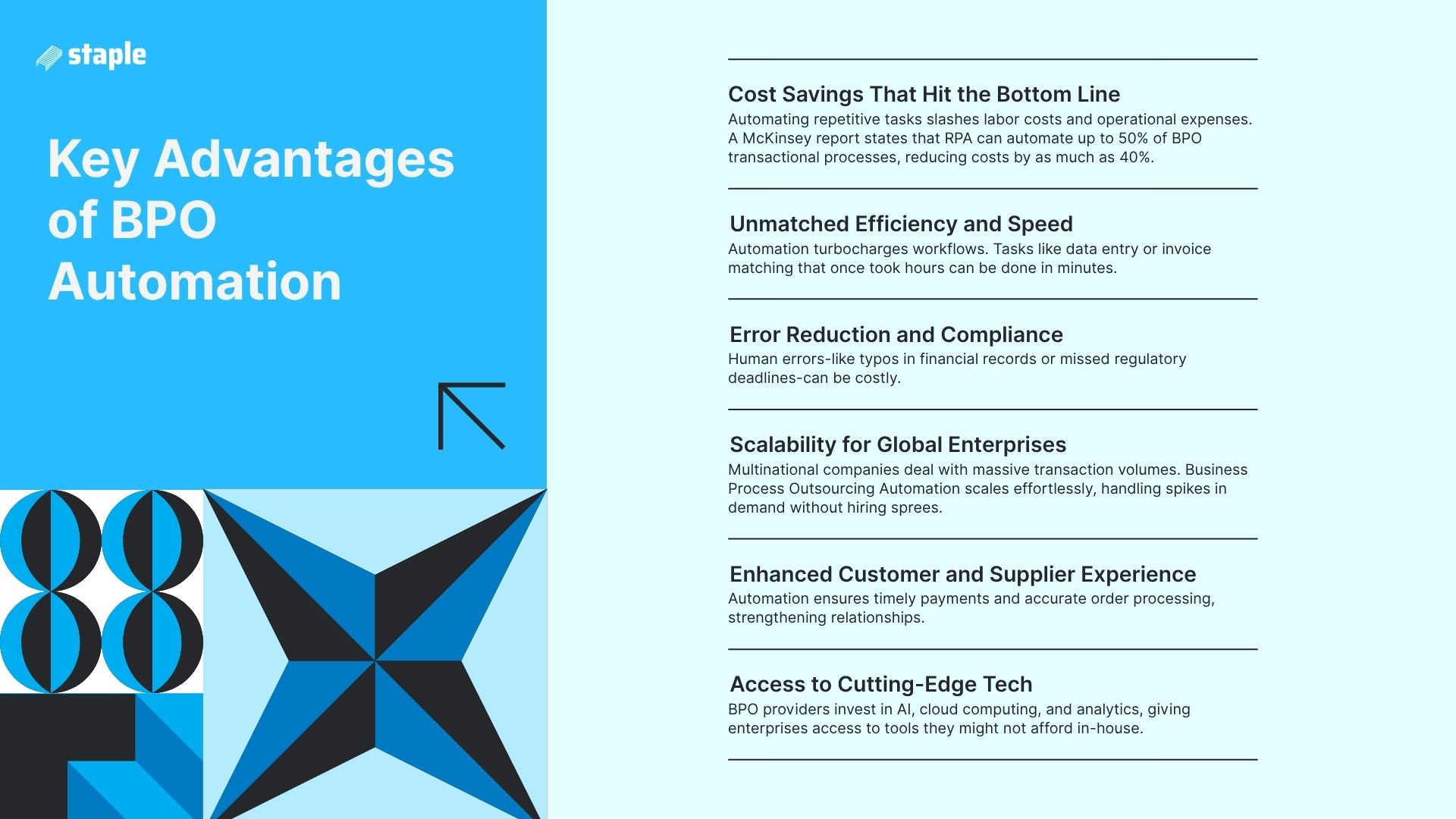 Key Advantages of BPO Automation