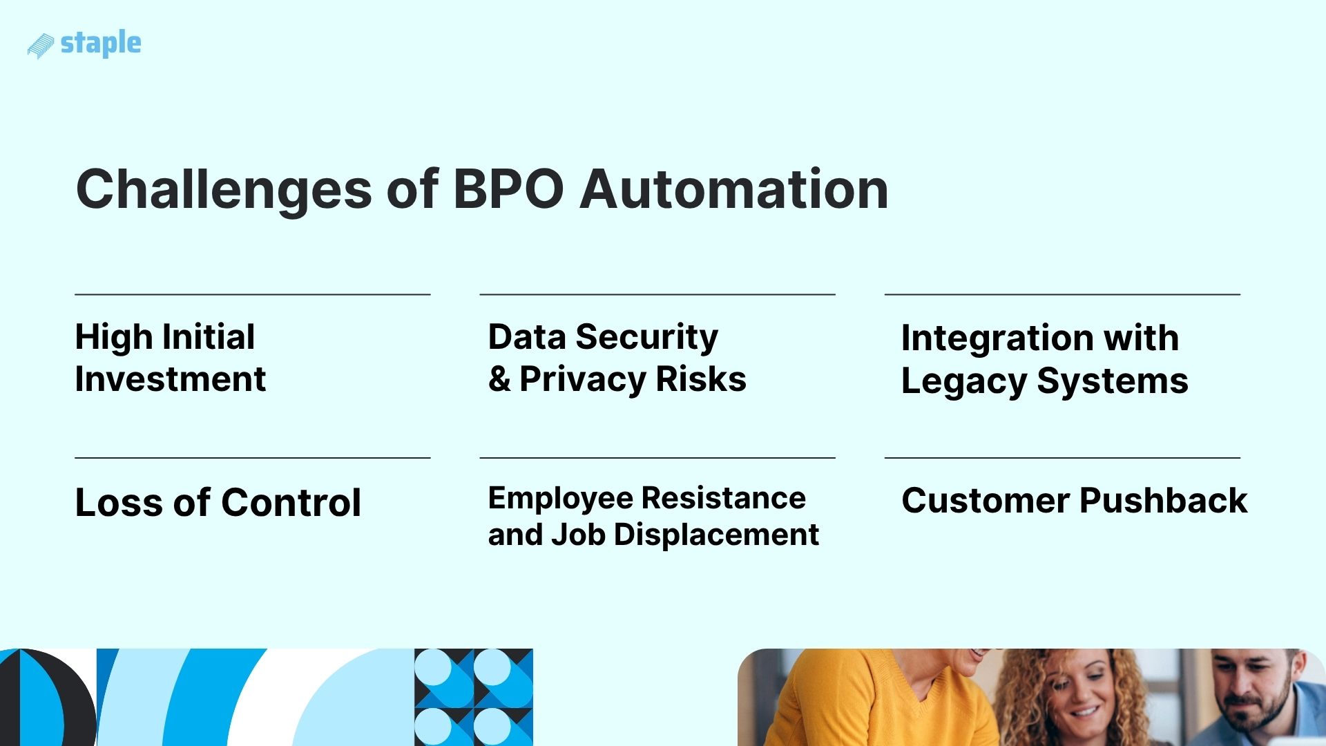 Challenges of BPO Automation