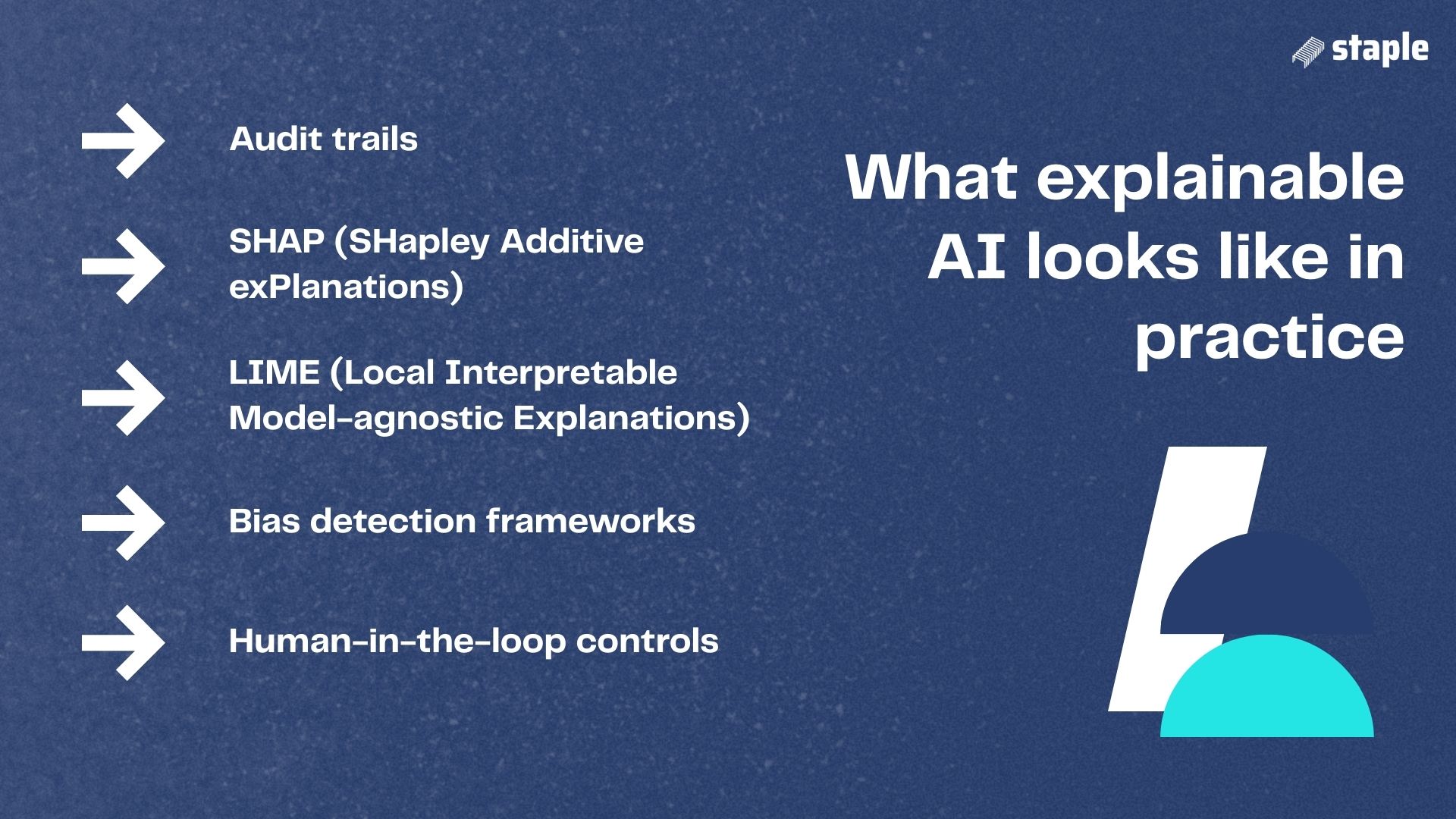 What explainable AI looks like in practice?
