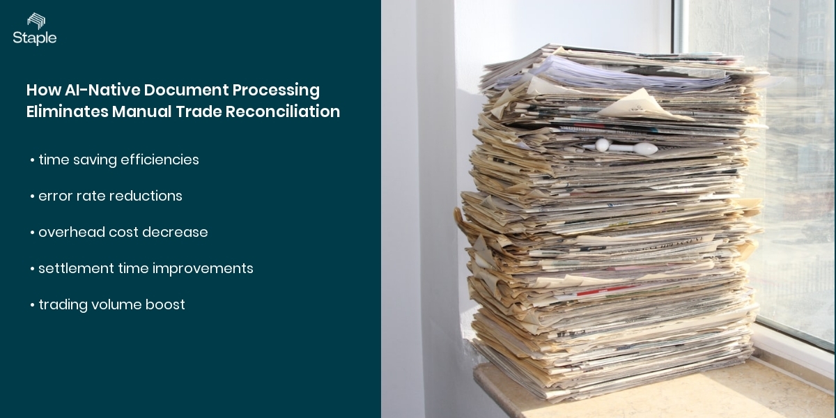 How AI-Native Document Processing Eliminates Manual Trade Reconciliation