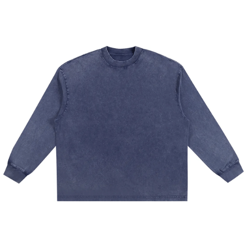 Snow Washed Frayed Edge T-Shirt