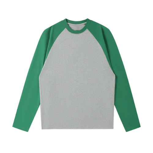 Color Blocked Raglan Long Sleeve T-Shirt