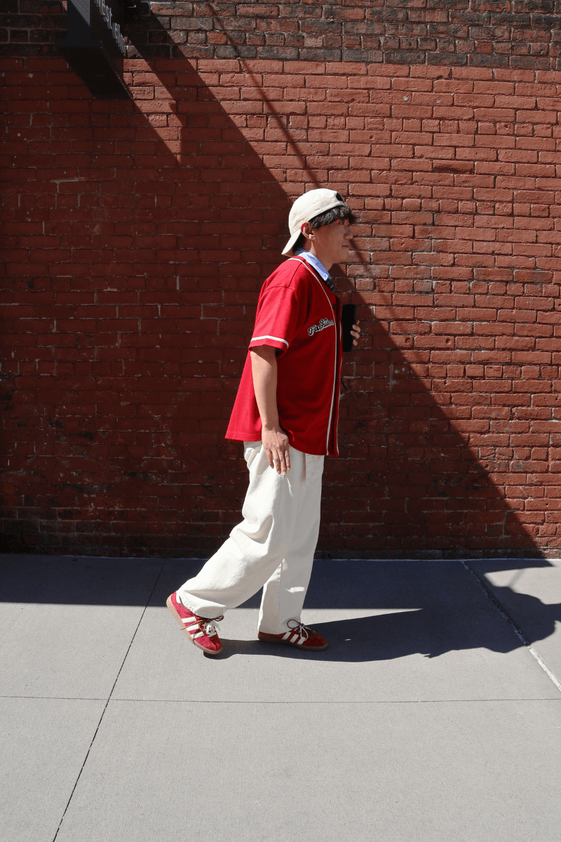 Street meets stadium look