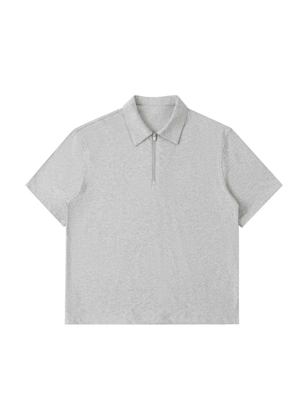 Half-zip Cotton Polo Shirt
