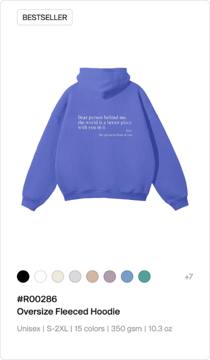 Oversize Fleeced Hoodie