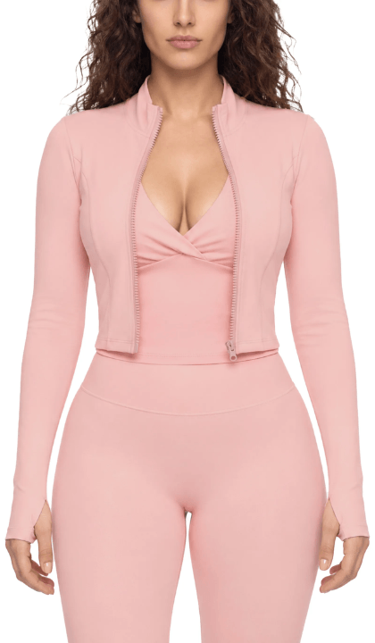 Women's Crop Yoga Sports Jacket