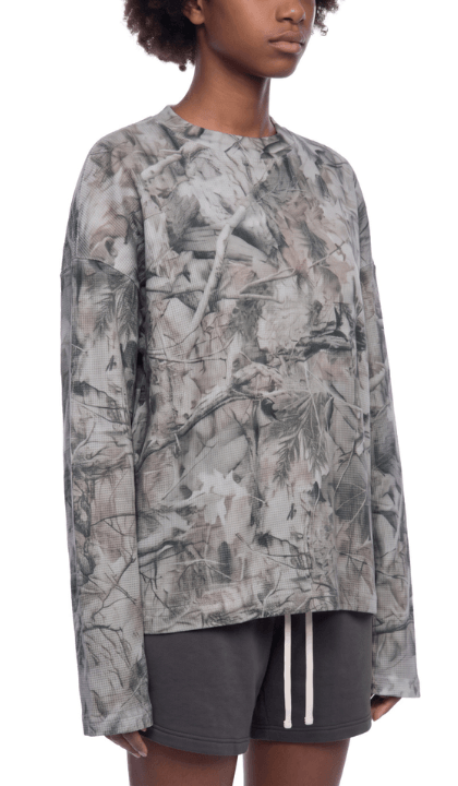 Unisex Tree Camo Waffle T-Shirt