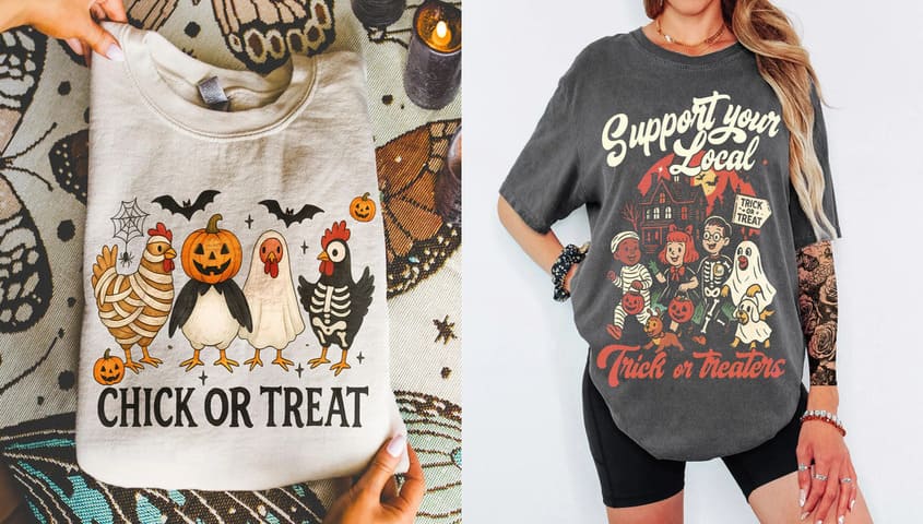 Customized Halloween t-shirt design ideas