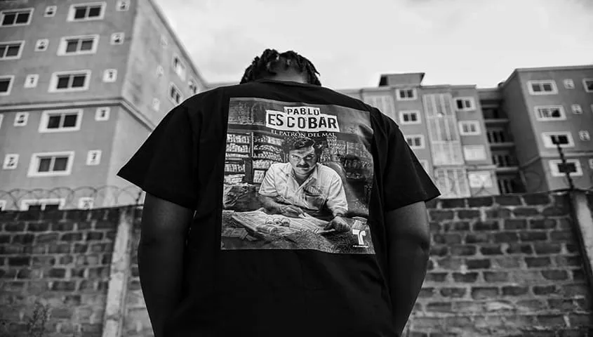 t-shirt viewed from back with full print placement and design size for shirts