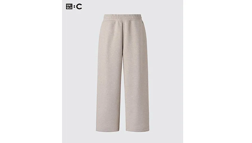 relaxed fit sweatpants: UNIQLO wide sweatpants
