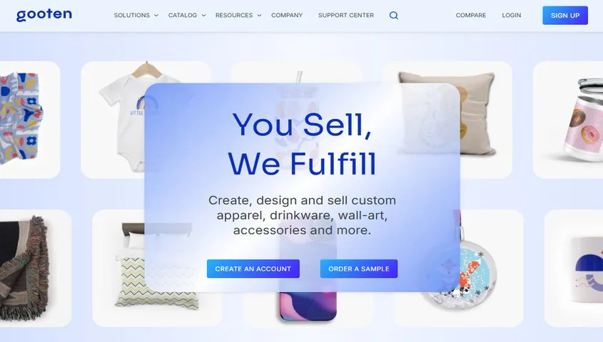 companies like printify-gotten dashborad