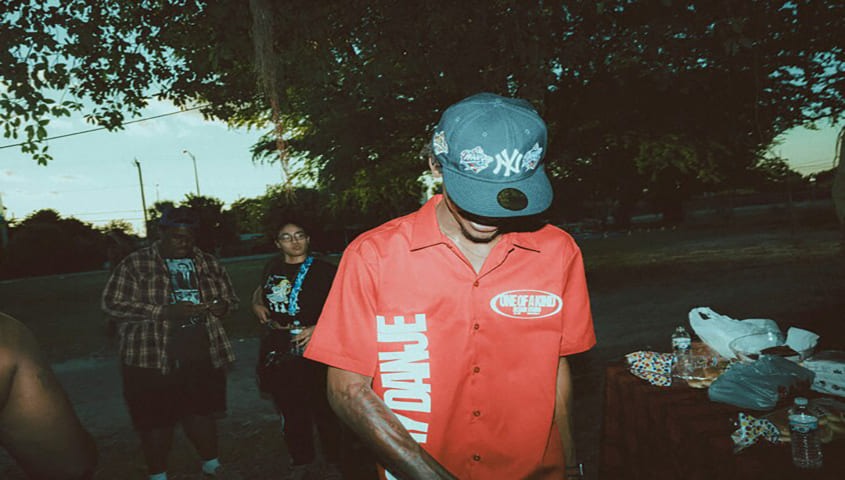 DTG printing red shirt