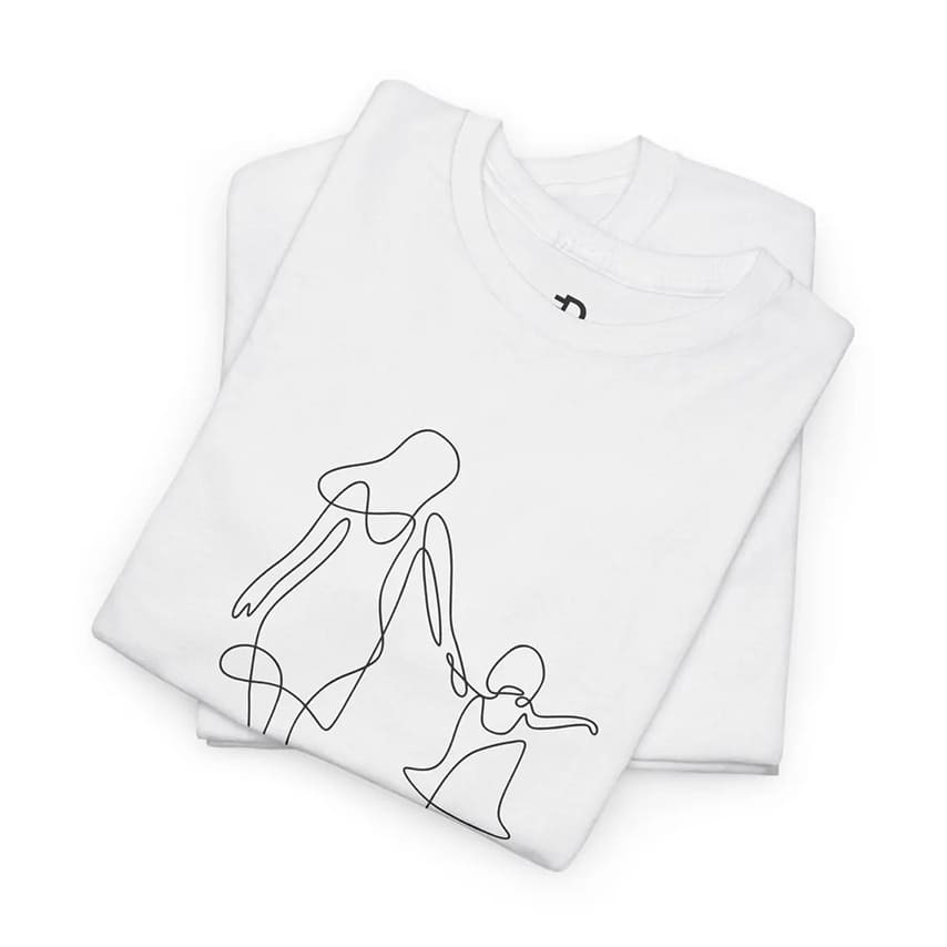 Mother & Child Silhouette mother's day shirt idea