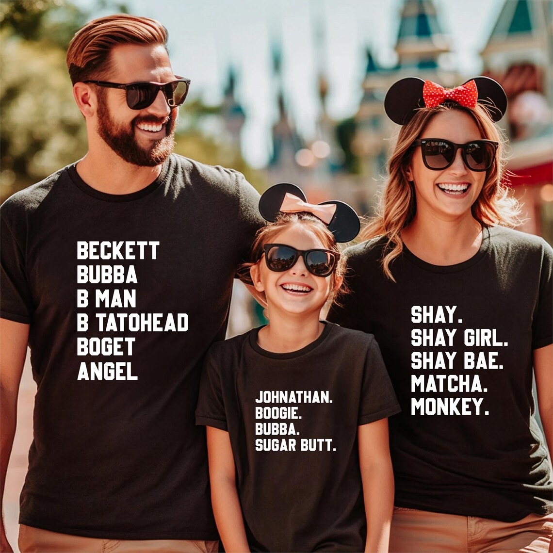 Family Nickname Typography mother's day shirt idea