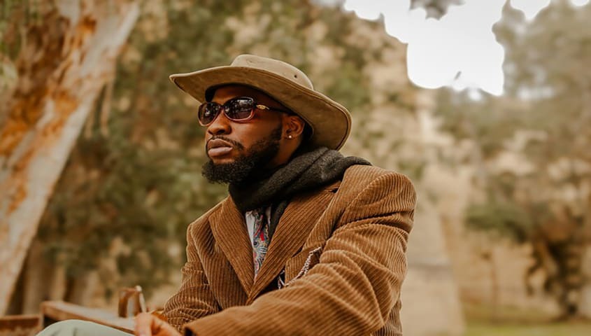 Corduroy fabric jacket showing ribbed texture, one of the classic types of fabric used in apparel.