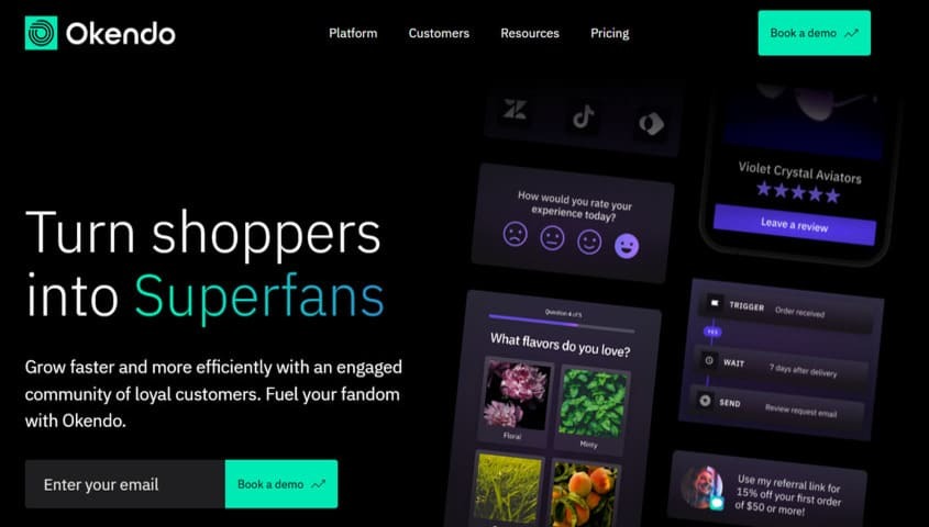 Ecommerce integration for product reviews using Okendo