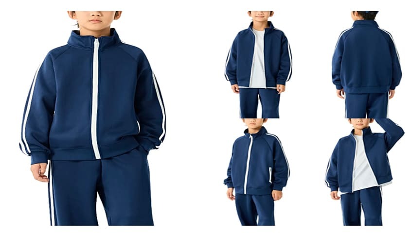 Kids’ Contrast Tape Coach Jacket