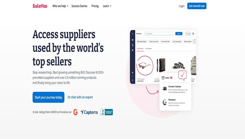 dropshipping supplier-salehoo dashborad