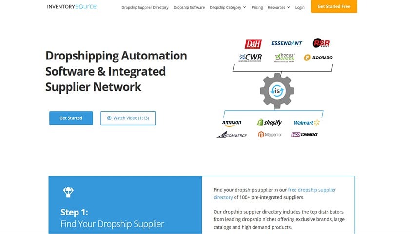 dropshipping supplier-inventory source dashborad