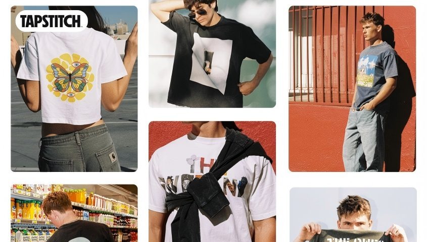 Tapstitch print-on-demand shirts pictures