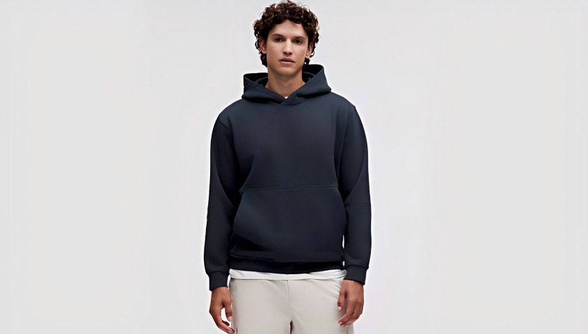 black steady state pullover hoodie