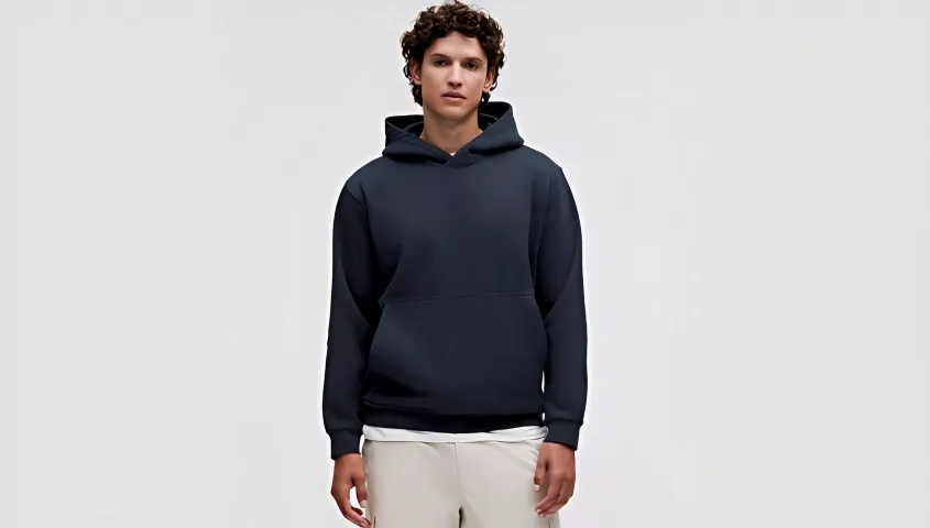 black steady state pullover hoodie