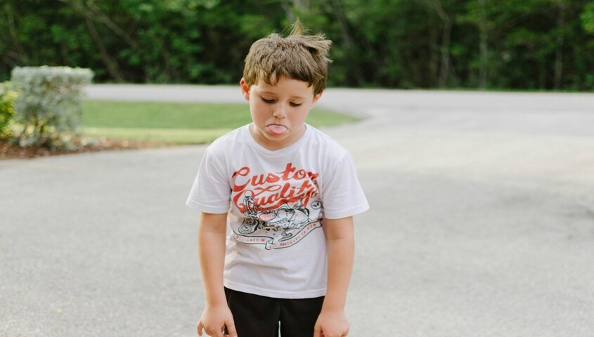 Personalized kids birthday T-shirt example of what to sell on etsy for gift-driven niches