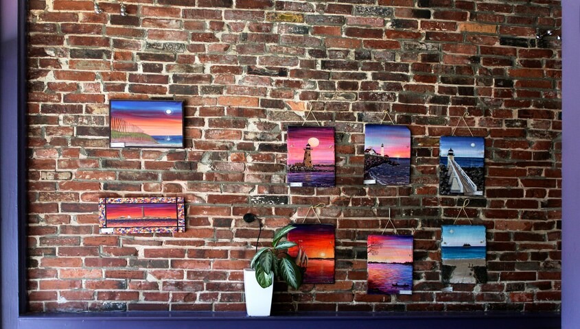 Colourful canvas wall art prints — a popular print on demand business idea