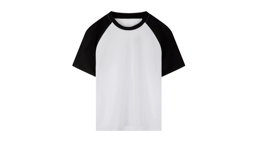 Contrast Raglan Sleeve Mesh T-Shirt from Tapstitch — a sporty silhouette and one of the most nostalgic different shirt styles