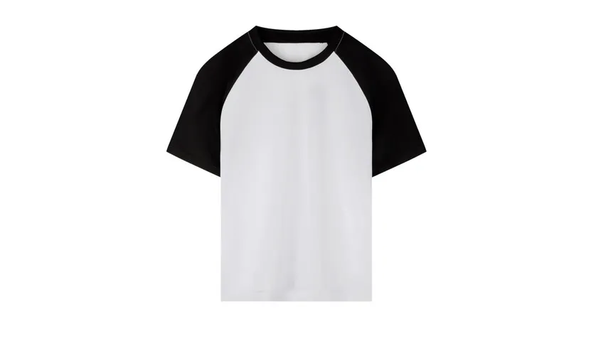 Contrast Raglan Sleeve Mesh T-Shirt from Tapstitch — a sporty silhouette and one of the most nostalgic different shirt styles