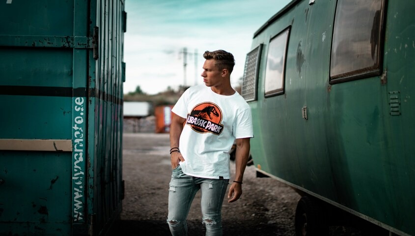 Vintage inspired graphic t-shirt representing trending shirt designs and nostalgic t shirt trends