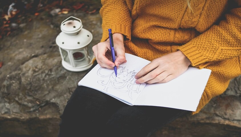 Hand-drawn sketch t-shirt concept representing trending t-shirt designs and unique t shirt design template styles
