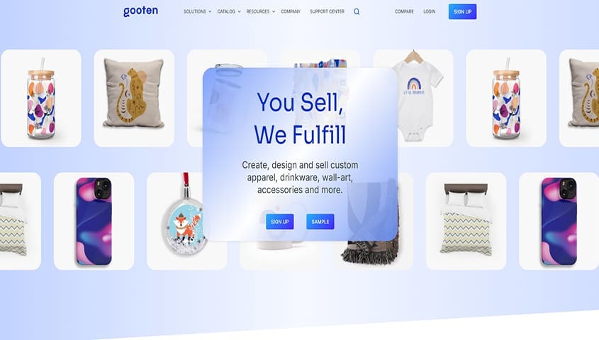 Gooten homepage