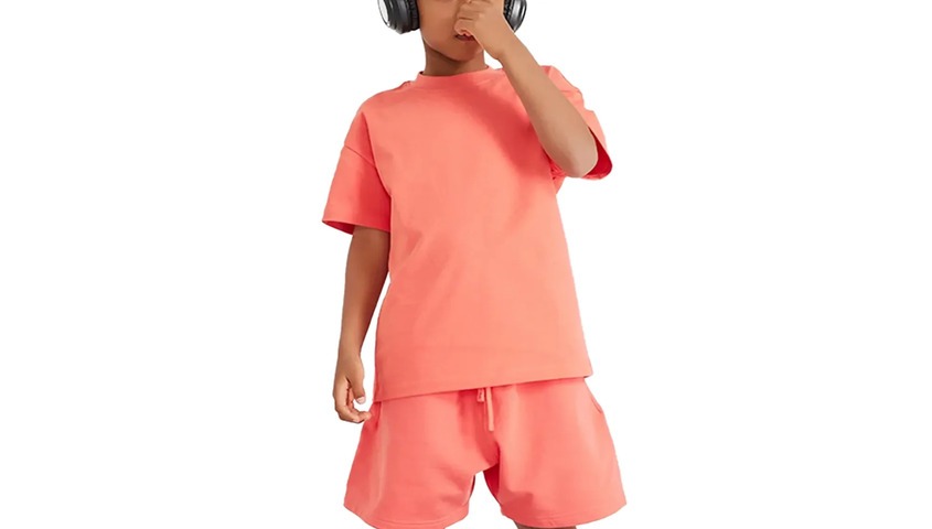 Pure cotton essential kids custom t-shirt, finishing out the under-$10 no minimum family lineup