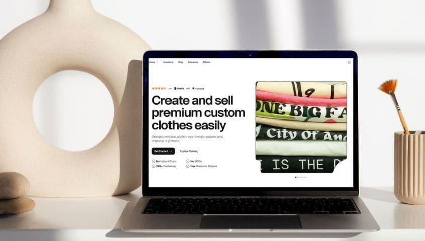 make tshirts at home with POD