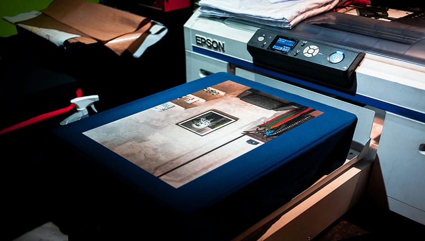 make custom shirts at home with DTG printing