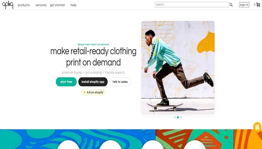 Apliiq homepage