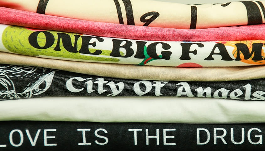 Custom apparel listed on the Etsy marketplace store