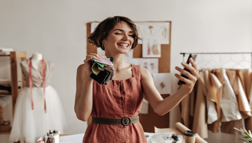 Influencer making money through clothing brand