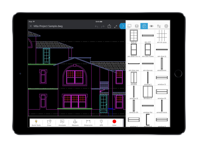 AutoCAD on mobile (Source: autodesk.com)