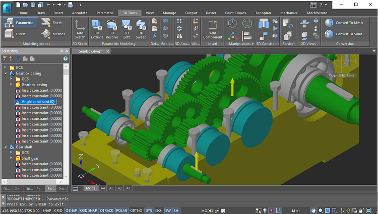 Creating in NanoCAD (Source: nano cad.com)