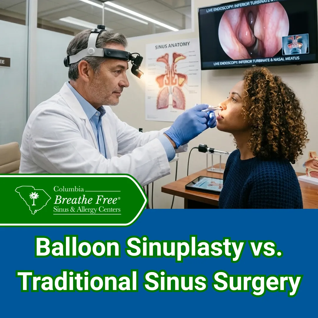 Balloon Sinuplasty vs. Traditional Sinus Surgery