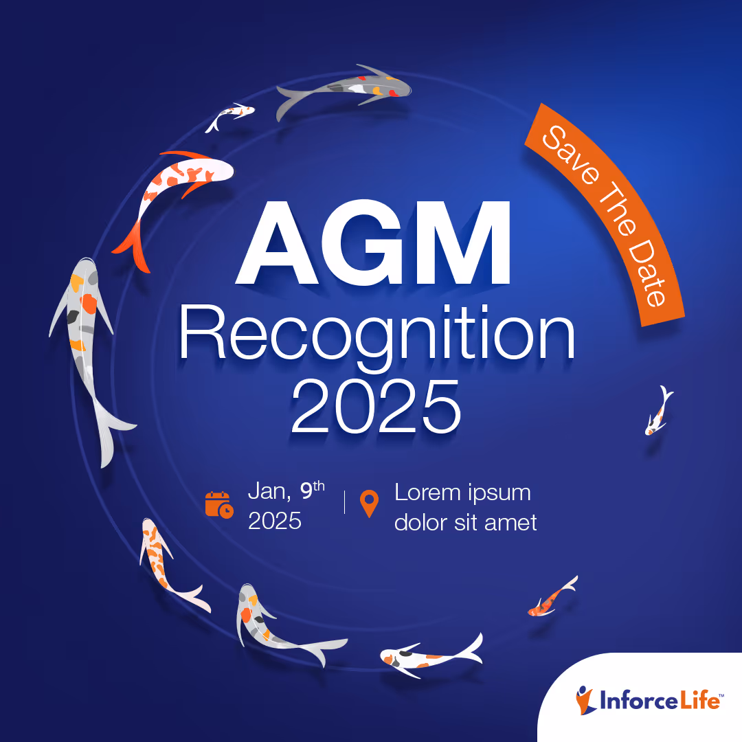 Annual general meeting design by Cueball Creatives
