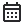 Black icon of a calendar.