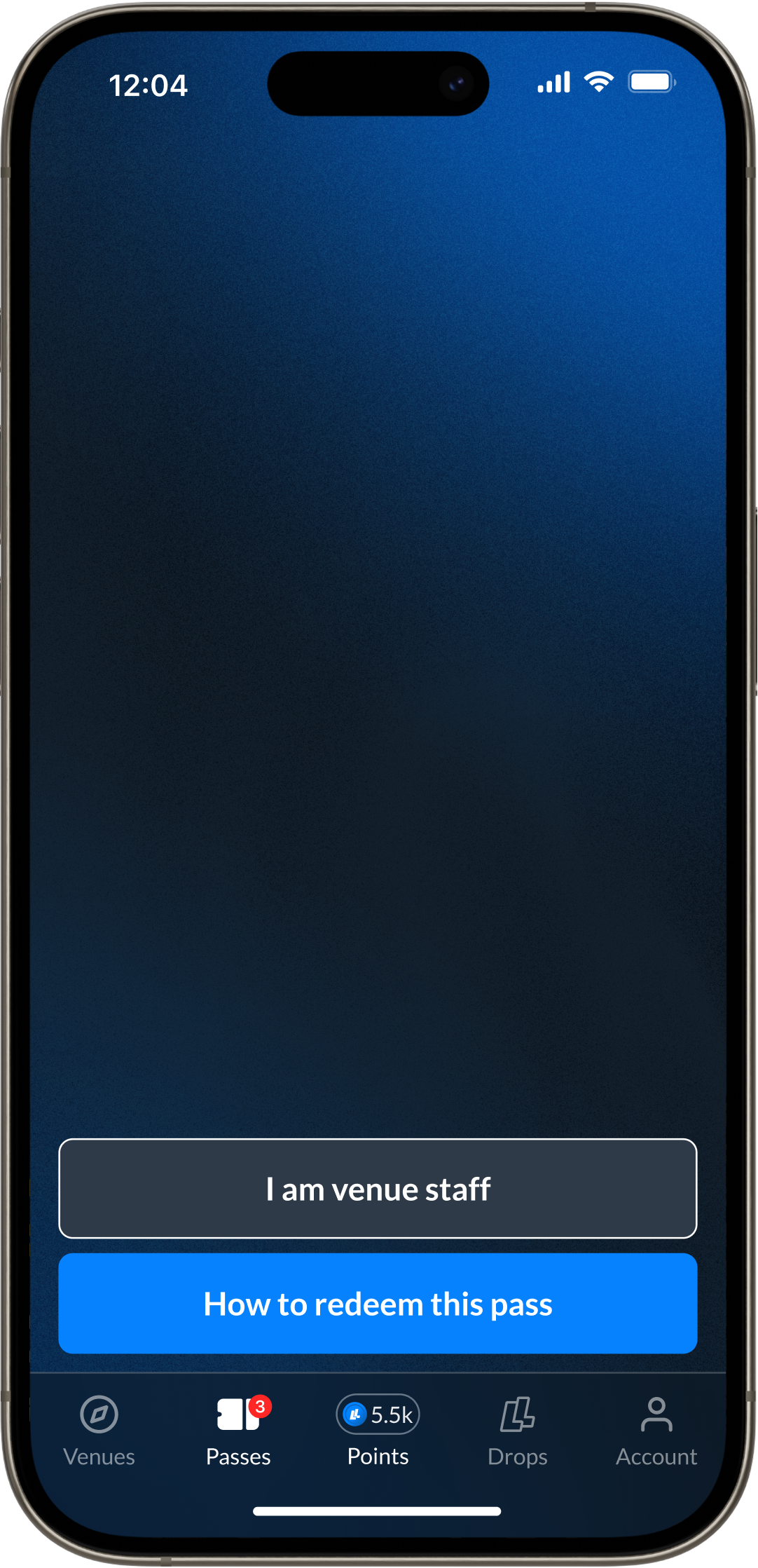 LineLeap app on iPhone