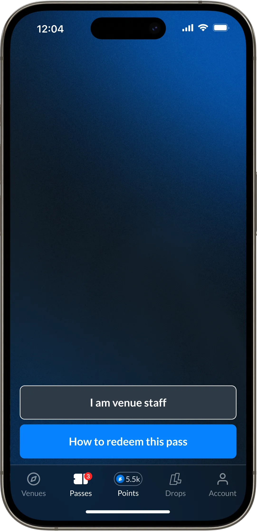 LineLeap app on iPhone