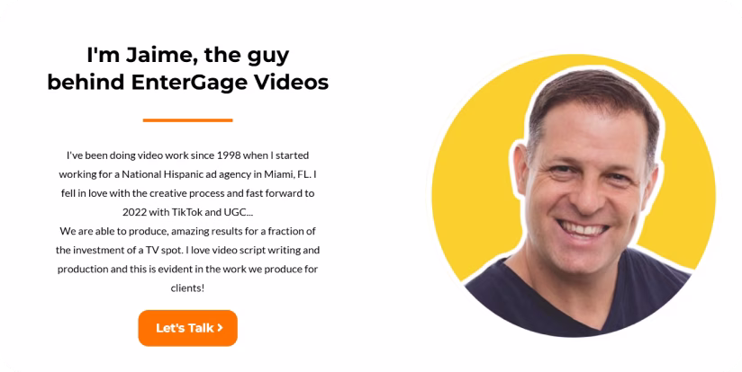 Jaime, founder of EnterGage Videos