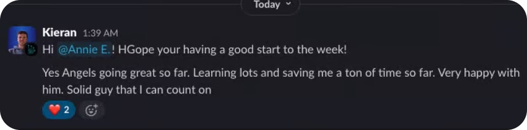 Testimonial from Kieran Dwyer, Founder, Compound Flows