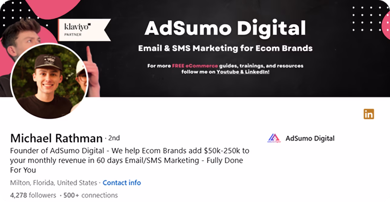 Michael, Founder, Adsumo Digital