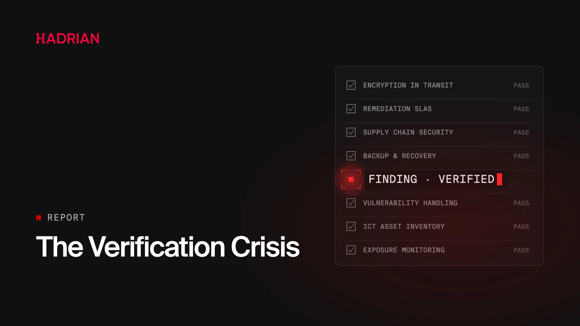 The Verification Crisis